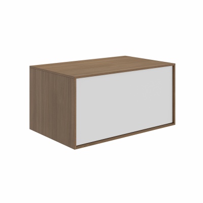 Тумба ATOLLO напольная/подвесная с ящиком 80, белая матовая Тумба ATOLLO напольная/подвесная с ящиком 80, белая матовая