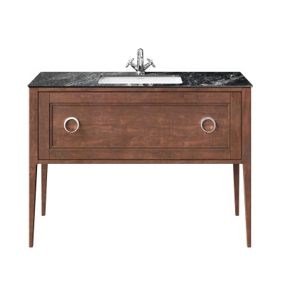 Тумба PLAZA Classic NEO напольная 1 ящик 120, орех матовый