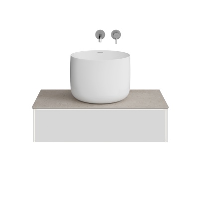 Тумба MAGICA подвесная 90, 1 ящик, утренний серый матовый Тумба MAGICA подвесная 90, 1 ящик, утренний серый матовый