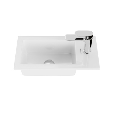 Раковина LATO встраиваемая сверху 50, белая глянцевая Раковина LATO встраиваемая сверху 50, белая глянцевая