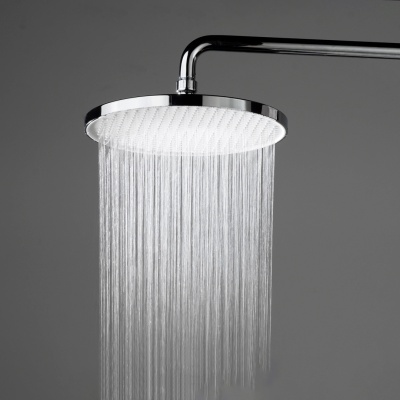 Душевая колонна FONTE на 3 потока с поворотным изливом с термостатическим смесителем, черный матовый Душевая колонна FONTE на 3 потока с поворотным изливом с термостатическим смесителем, черный матовый