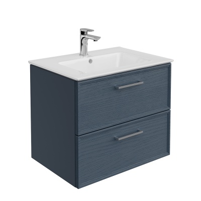 Тумба PIANO Classic подвесная 65, ясень синий матовый Тумба PIANO Classic подвесная 65, ясень синий матовый