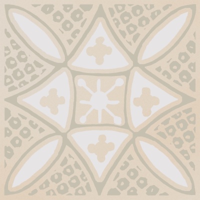 Декор Бахия 2 бежевый светлый глянцевый 9,8x9,8x0,7 Декор Бахия 2 бежевый светлый глянцевый 9,8x9,8x0,7