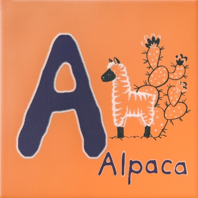 Декор Зоопарк «A» матовый 20x20x0,69