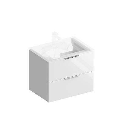 Тумба PIANO Forte подвесная 65, белый глянцевый