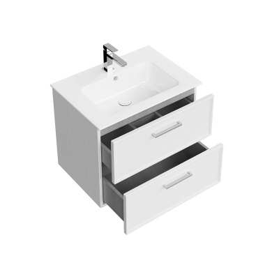 Тумба PIANO Classic подвесная 65, ясень белый матовая Тумба PIANO Classic подвесная 65, ясень белый матовая