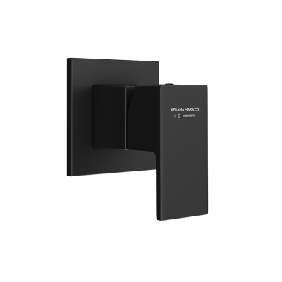 Встроенный однорычажный смеситель FUTURA для душа на один поток, матовый черный Встроенный однорычажный смеситель FUTURA для душа на один поток, матовый черный