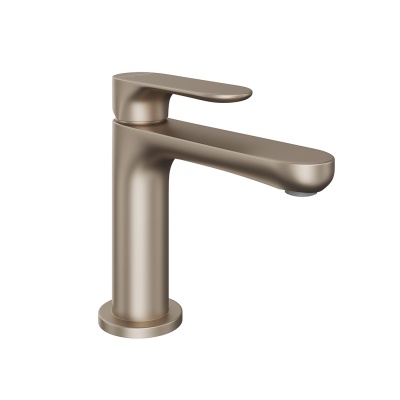 Смеситель для раковины OLE однорычажный без донного клапана 3/8, золотой атласный Смеситель для раковины OLE однорычажный без донного клапана 3/8, золотой атласный