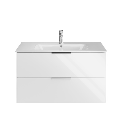 Тумба PIANO Forte подвесная 95, белая глянцевая