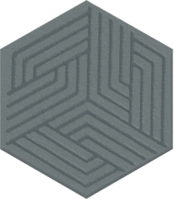 Декор Агуста синий матовый 6x5,2x0,69 Декор Агуста синий матовый 6x5,2x0,69