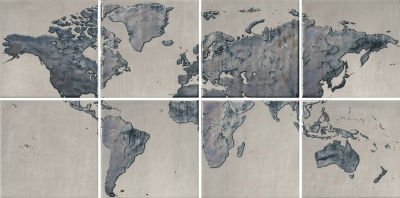 Панно Вокруг Света 80x40x0,69 из 8 частей (20х20)