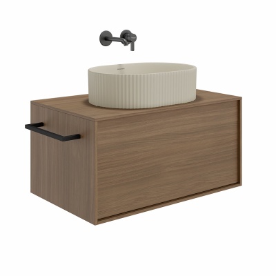 Раковина ARTBASIN Vento накладная 50, песочная матовая