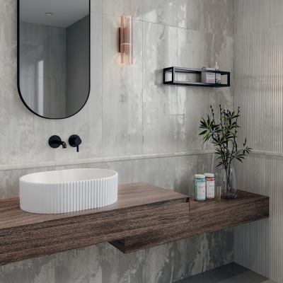 Раковина ARTBASIN Vento накладная 50, белая матовая Раковина ARTBASIN Vento накладная 50, белая матовая