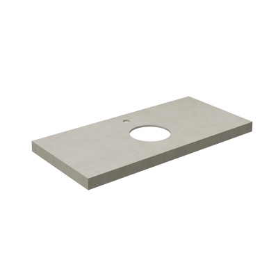 Столешница из керамогранита Про Чементо 100x48, бежевая матовая Столешница из керамогранита Про Чементо 100x48, бежевая матовая