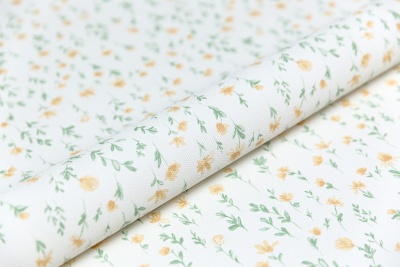 Обои виниловые на флизелиновой основе Уик-энд мотив, жёлто-зелёный цветы