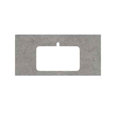 Столешница из керамогранита Фондамента 100, серая