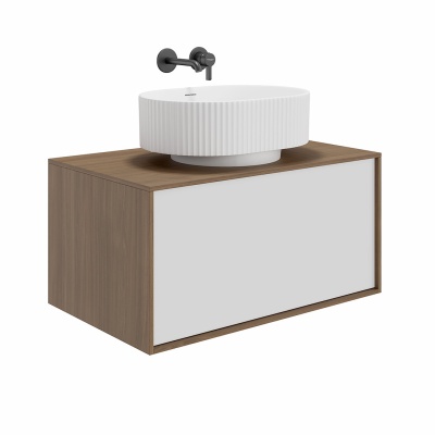 Раковина ARTBASIN Vento накладная 50, белая матовая Раковина ARTBASIN Vento накладная 50, белая матовая