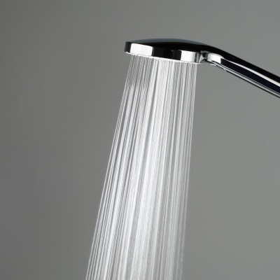 Душевая колонна квадратная FONTE на 2 потока без смесителя, хром