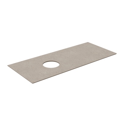 Столешница из керамогранита для накладных раковин, Риккарди 120 см, бежевый матовый (без отв. под смеситель) Столешница из керамогранита для накладных раковин, Риккарди 120 см, бежевый матовый (без отв. под смеситель)