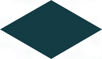 Декор Риад бирюзовый тёмный глянцевый 13,5x7,8x0,9