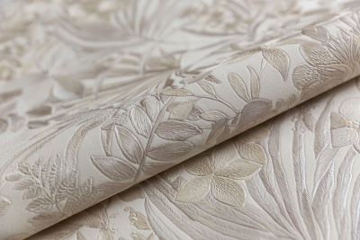 Обои виниловые Джангл мотив, бежевый