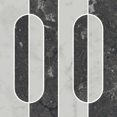 Декор Тубкаль наборный матовый обрезной 30x30x0,9