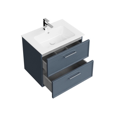 Тумба PIANO Classic подвесная 65, ясень синий матовый Тумба PIANO Classic подвесная 65, ясень синий матовый