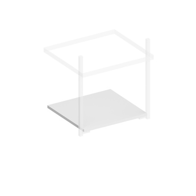 Полка для структур PRO 50, белая матовая