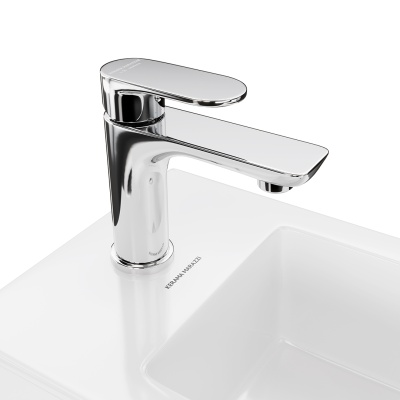 Раковина LATO встраиваемая сверху 50, белая глянцевая