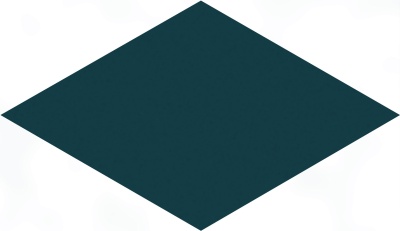 Декор Риад бирюзовый тёмный глянцевый 13,5x7,8x0,9