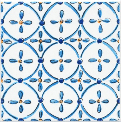 Декор Капри майолика глянцевый 20x20x0,69 Декор Капри майолика глянцевый 20x20x0,69