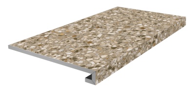 Ступень клееная фронтальная Бричиола бежевый матовый обрезной 33x60x0,9 Ступень клееная фронтальная Бричиола бежевый матовый обрезной 33x60x0,9