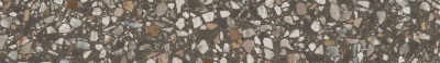 Плинтус Бричиола коричневый матовый обрезной 60x9,5x0,9