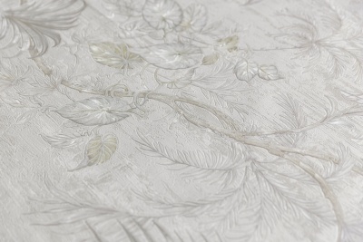 Обои виниловые Оранжерея мотив, белый