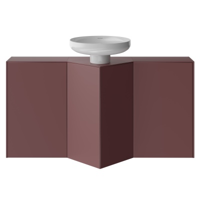 Тумба-модуль CARAVAN хранение без боковин, подвесная 45, push, марокканский гранатовый Тумба-модуль CARAVAN хранение без боковин, подвесная 45, push, марокканский гранатовый