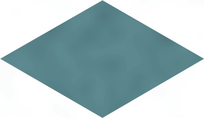 Декор Риад бирюзовый глянцевый 13,5x7,8x0,9