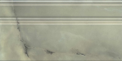 Плинтус Джардини зеленый глянцевый обрезной 20x40x1,6