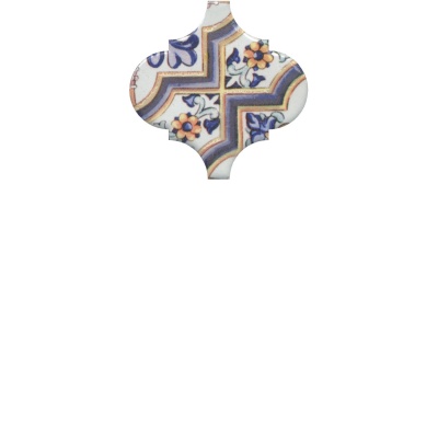 Декор Арабески Майолика орнамент глянцевый 6,5x6,5x0,7 Декор Арабески Майолика орнамент глянцевый 6,5x6,5x0,7