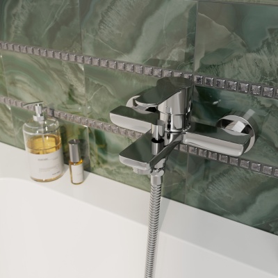 Смеситель SONATA для ванны, хром