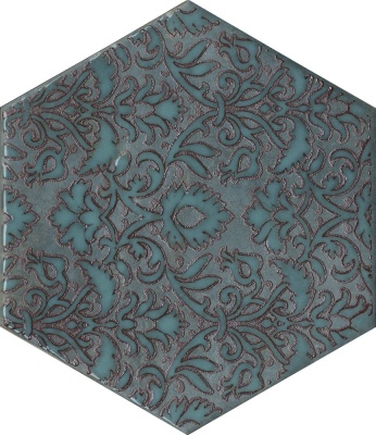 Декор Гроссето синий 20x23,1x0,7 Декор Гроссето синий 20x23,1x0,7