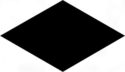 Декор Риад чёрный глянцевый 13,5x7,8x0,9