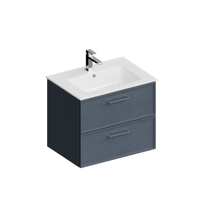 Тумба PIANO Classic подвесная 65, ясень синий матовый Тумба PIANO Classic подвесная 65, ясень синий матовый