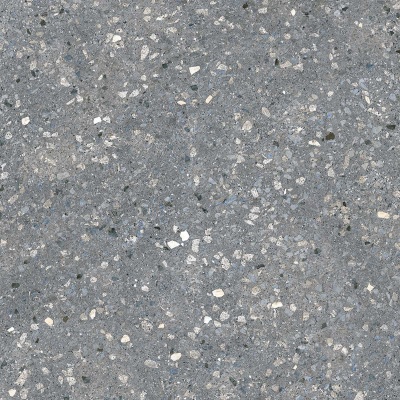 Терраццо серый тёмный обрезной 60x60x0,9