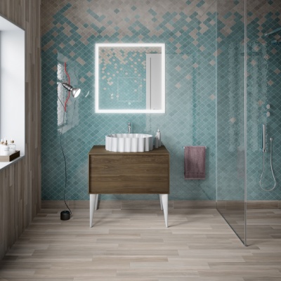 Раковина ARTBASIN Conchiglia накладная 50, белая глянцевая