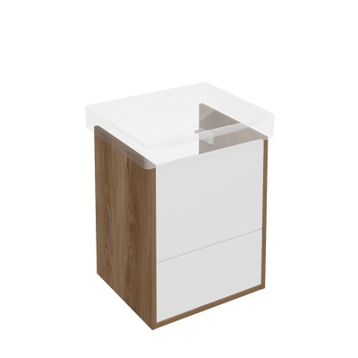 Тумба PRO подвесная 2 ящика 50, вяз Тумба PRO подвесная 2 ящика 50, вяз