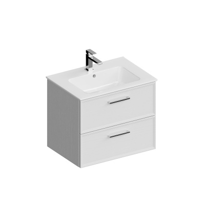 Тумба PIANO Classic подвесная 65, ясень белый матовая Тумба PIANO Classic подвесная 65, ясень белый матовая