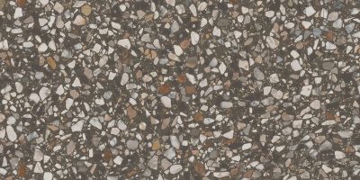 Ступень клееная фронтальная Бричиола коричневый матовый обрезной 33x60x0,9