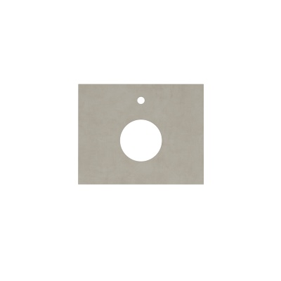 Столешница из керамогранита Про Чементо 60x48, бежевая матовая