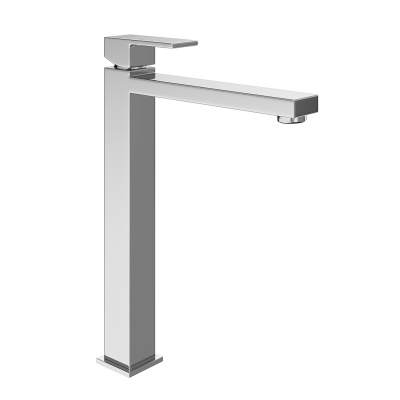 Смеситель для раковины FUTURA однорычажный высокий без донного клапана 3/8, хром