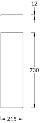 Боковина универсальная для двух модулей CARAVAN, марокканский гранатовый Боковина универсальная для двух модулей CARAVAN, марокканский гранатовый